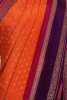 Pure Handloom Zari Butta Banarasi Crepe Silk Saree